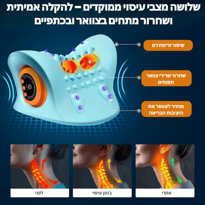 Relaxio™ – מכשיר חדשני להקלת כאבי צוואר
