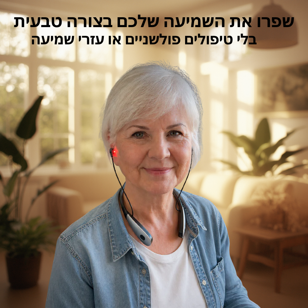 NeuroHear™ – Red Light Therapy Earbuds for Age-Related Hearing Loss