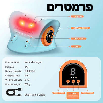 Relaxio™ – מכשיר חדשני להקלת כאבי צוואר